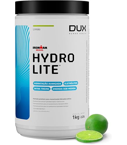 DUX HUMAN HEALTH Energy Kick Limão 1000g – 31g de Carboidratos